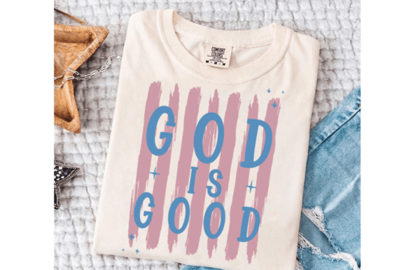 God is Good PNG SVG: Preppy Christian T-Shirt Designs