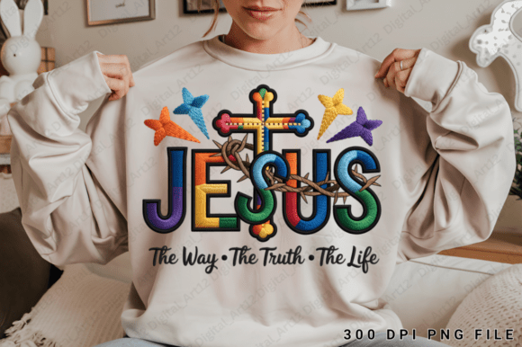 Jesus Cross PNG: Faith Design for T-Shirt Designs