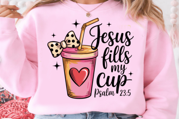 Jesus Loves Me Cup PNG, Jesus