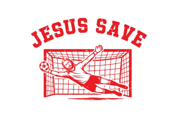Jesus Save Trendy Faith SVG for T-Shirt Designs