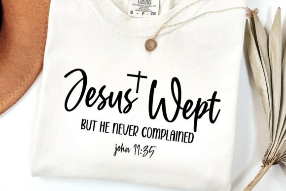 Jesus SVG & Bible Verse Shirt PNG for T-Shirt Designs