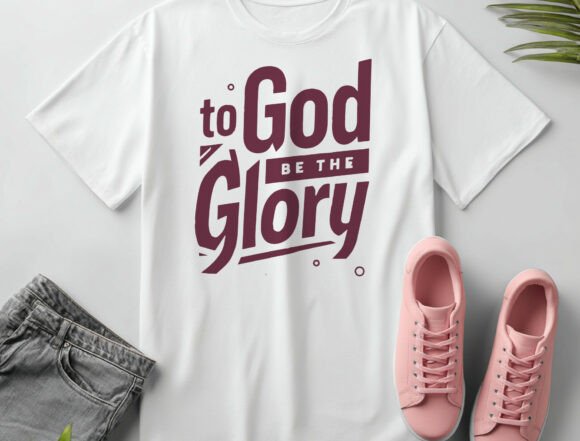 To God Be the Glory PNG Christian Faith