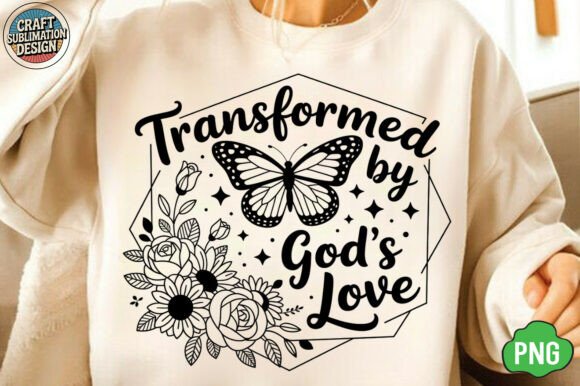Transformed by God’s Love PNG, Jesus PNG